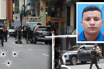 Carlos Alberto Intriago Macías viajaba en este carro cuando le dispararon.