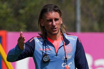 Sebastián Beccacece, seleccionador de Ecuador.