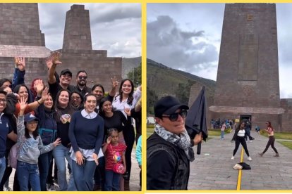 Chayanne estuvo en la Mitad del Mundo y se encontró con varios fans.