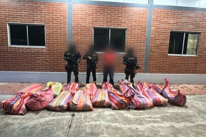 El procedimiento policial se efectuó en el cantón Daule, luego de acciones investigativas.