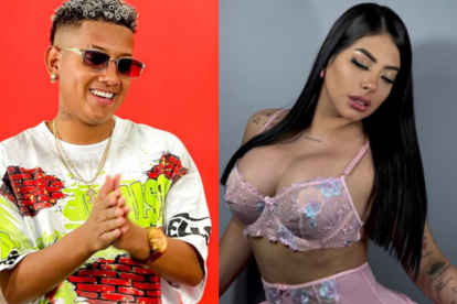 El cantante Jombriel y la creadora de contenido Luisa Espinoza