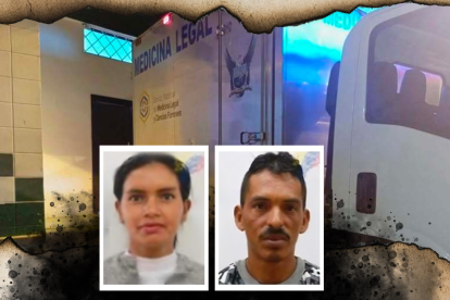 Los cuerpos de Próspero Vera Meza y su esposa fueron llevados a la morgue de Ventanas.