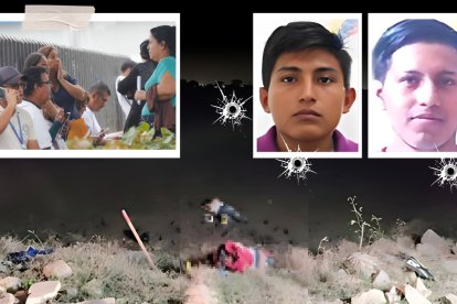 amiliares de Luis Gustavo y de Iván Anthony Merchán acudieron a la morgue.