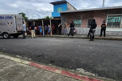 En el barrio La Caraguay, zona céntrica de Buena Fe hubo conmoción por el acontecimiento.