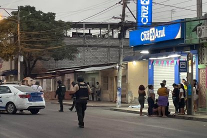 El atentado se registró en las Casitas del Guasmo, al sur de Guayaquil.