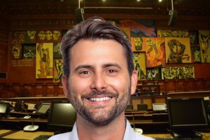 El presidente de la Asamblea de Ecuador, Niels Olsen.
