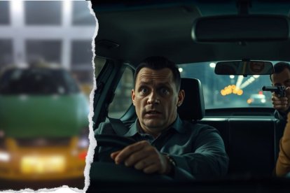 El taxista dijo que los delincuentes lo amenazaron, en San Antonio de Pichincha, en Quito.