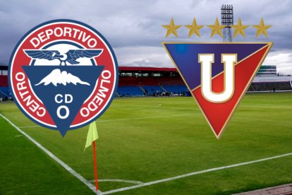 Olmedo recibe a Liga de Quito en el estadio Olímpico de Riobamba.