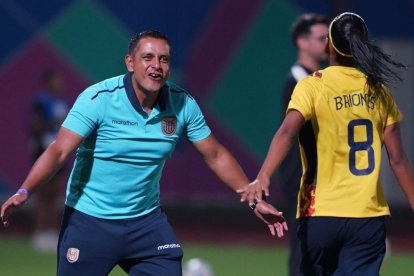 Víctor Idrobo el entrenador de la selección sub 17 de Ecuador.