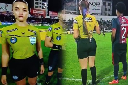Esta fue la árbitra que fue destacada por los usuarios en redes sociales.