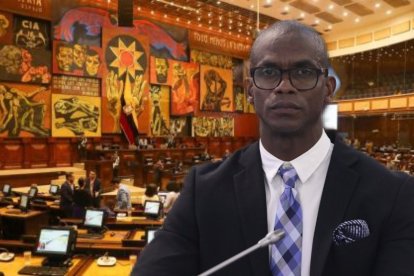 Fricson George, exfutbolista y asambleísta del Guayas.