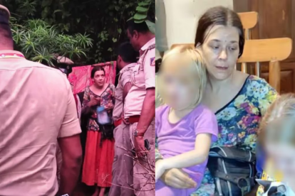 Una madre rusa crio a sus hijas menores de edad en una cueva en las afueras de una pequeña localidad en la India