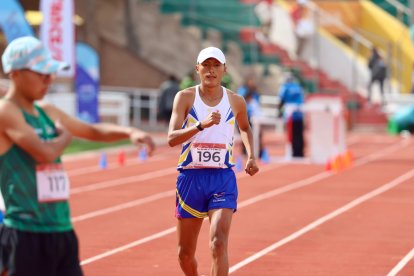 Oña ya fue oro en los 10.000m marcha de Juegos Bolivarianos de la Juventud 2024.