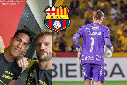 Javier Burrai y el recuerdo con  su amigo Justin Cornejo.