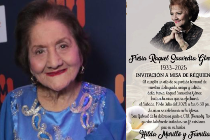 Fresia Saavedra falleció el 18 de julio de 2024, en una clínica en Guayaquil.