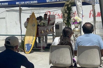 El velorio del hijo del concejal se realizó este domingo 20 de julio.