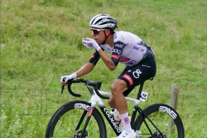 Oportunidad. El juvenil llegó recién este año al UAE y ya fue el tercer mejor latino en el Giro dell’Appennino y segundo en Aosta.