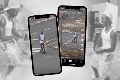 Moisés Caicedo y sus bailes y andar en patineta, así son sus vacaciones.