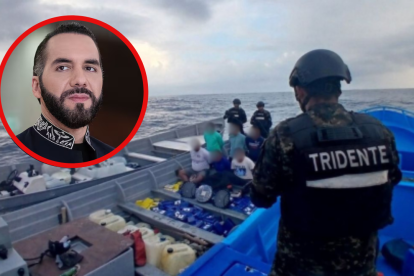 Por medio de su cuenta de X, Bukele dio la noticia sobre la pequeña embarcación que contenía cocaína