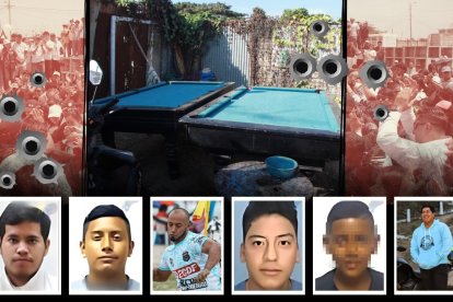 Familiares de Ángel Montaguano lo despidieron entre lágrimas, música y juegos pirotécnicos.