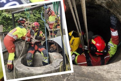 El rescate del adulto mayor estuvo a cargo del Cuerpo de Bomberos de Quito, el lunes 21 de julio de 2025.