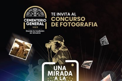 Afiche oficial del concurso fotográfico “Una Mirada a la Historia”.