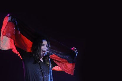 Ozzy Osbourne durante su concierto en Quito en el 2011.