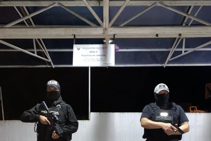 José Condor, jefe de la Policía de Loja, confirmó la detención de uno de los implicados en la ciudad, como parte del operativo "Libertad 563".