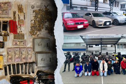 Estos sospechosos arrestados serían parte del grupo de delincuencia organizada (GDO) Los Lobos.