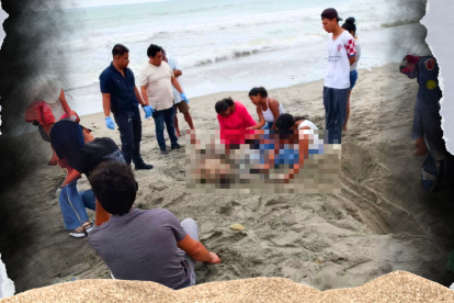 A dos jóvenes desaparecidos los encontraron enterrados en una playa.