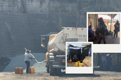 El conductor del tanquero fue detenido en flagrancia.