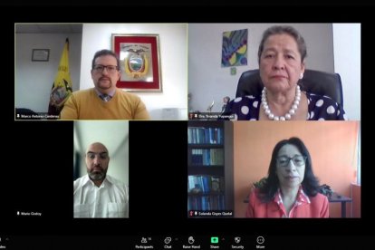 Esta fue la reunión donde el Consejo de la Judiccatura suspendió en sus funciones, durante tres meses y sin sueldo, al juez de Chone.