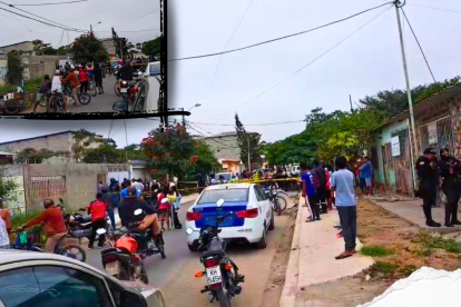 En el barrio 24 de Mayo fue atacado el joven Jandry Arrese González.