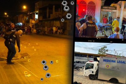 Una pareja de Montalvo, dos jóvenes y otra mujer fueron atacados a balas.