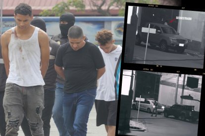 Los tres sospechosos fueron puestos a órdenes de las autoridades. Uno de ellos registra antecedentes penales.