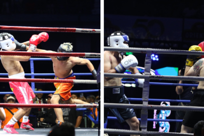 Las peleas de Los Kiños del Año en Guayaquil fueron aplaudidas por el público.