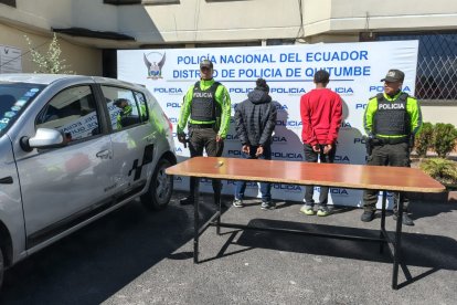 Los sujetos serían parte de una banda criminal.