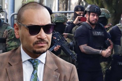 El abogado de Daniel Salcedo, Renato Montero, dio declaraciones.