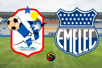 Manta recibe a Emelec en un duelo que promete emociones en la fecha 22 de la LigaPro 2025.