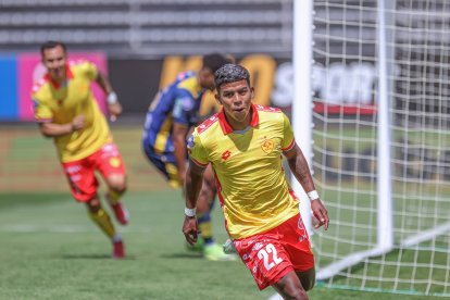 Luis Cano abrió el marcador en el partido ante Delfín.