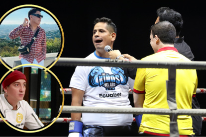 Pelea de Iván Triviño y José Miguel Delgado en los Kiños del Año Guayaquil