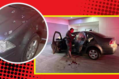 El periodista  herido condujo hasta el hospital de Portoviejo.