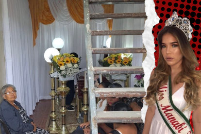 Los restos de Génesis Murillo fueron velados en casa de sus padres, en el barrio Buenas Peras de Pedernales.