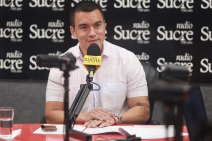 Daniel Noboa, en entrevista este 28 de julio, habló sobre la Consulta Popular 2025.