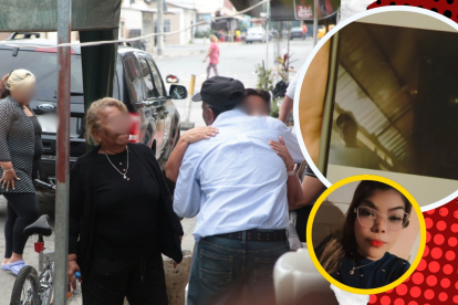 Familiares de Keyla González se abrazan en medio del dolor para sobrellevar su trágica partida.