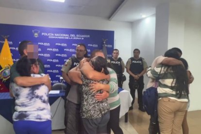 Los perjudicados se reencontraron con sus seres queridos.