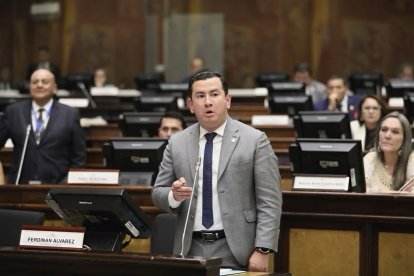 Ferdinan Alvarez, presidente de la Comisión de Fiscalización de la Asamblea Nacional.