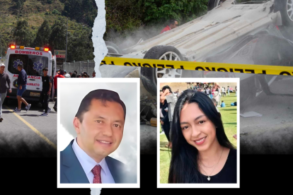 Una universitaria y un  empresario murieron al volcarse un carro en la competencia de rally.