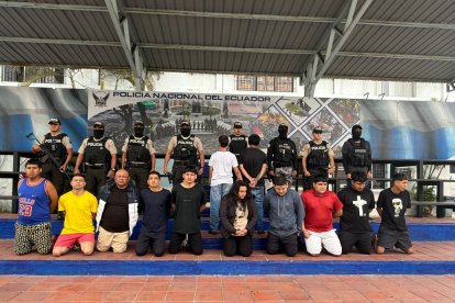 Los aprehendidos serán puestos a órdenes de las autoridades judiciales competentes.