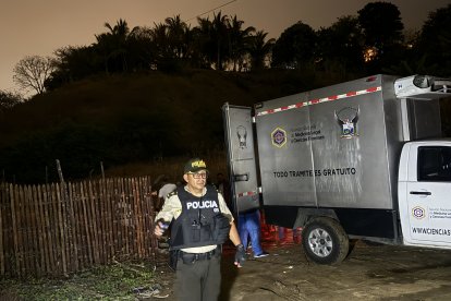 La Policía Nacional sospecha que las víctimas fueron baleadas y luego incineradas